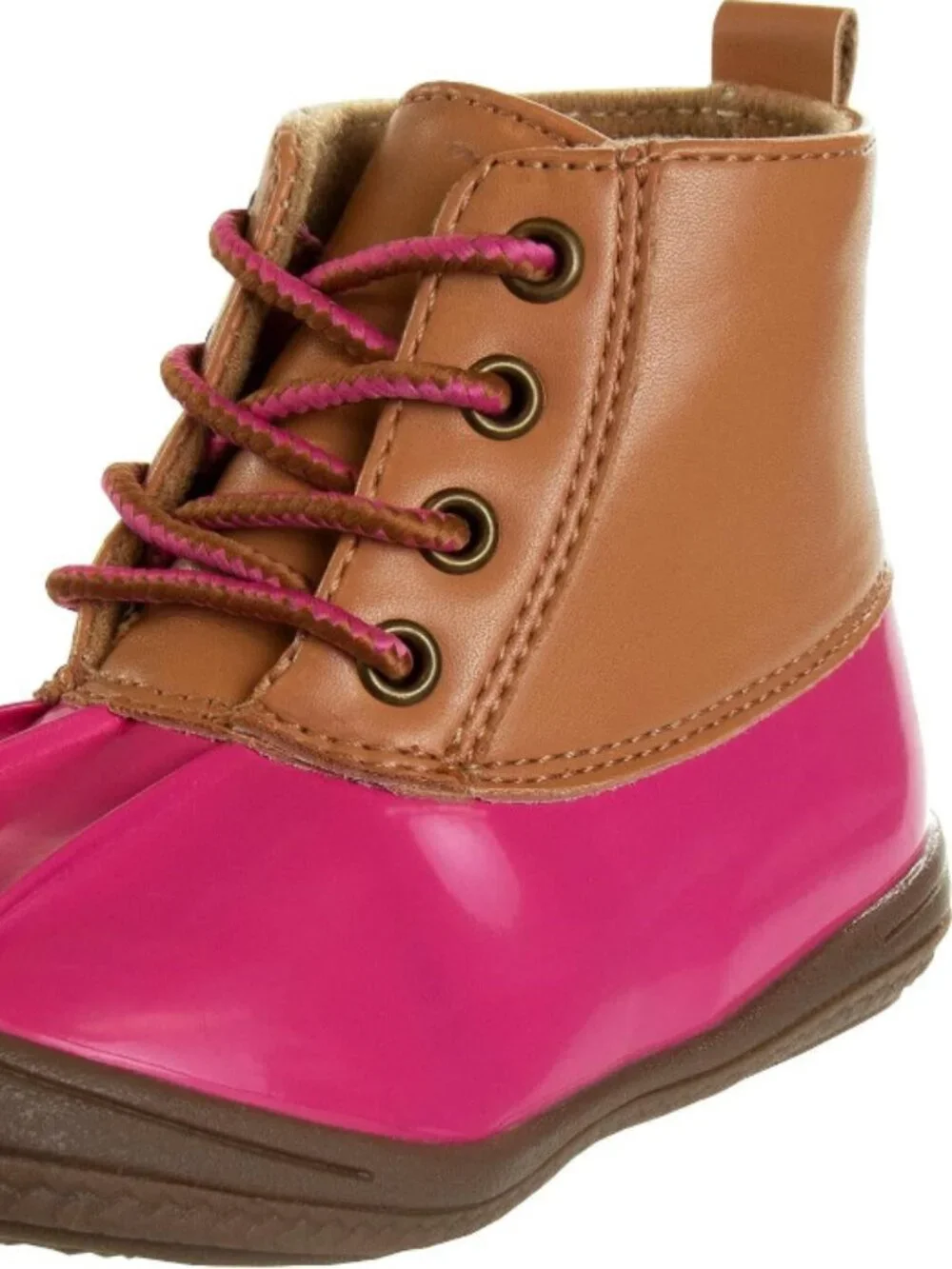 Toddler Duck Boots Lace-Up Waterproof Snow Boots Sz Toddler 9